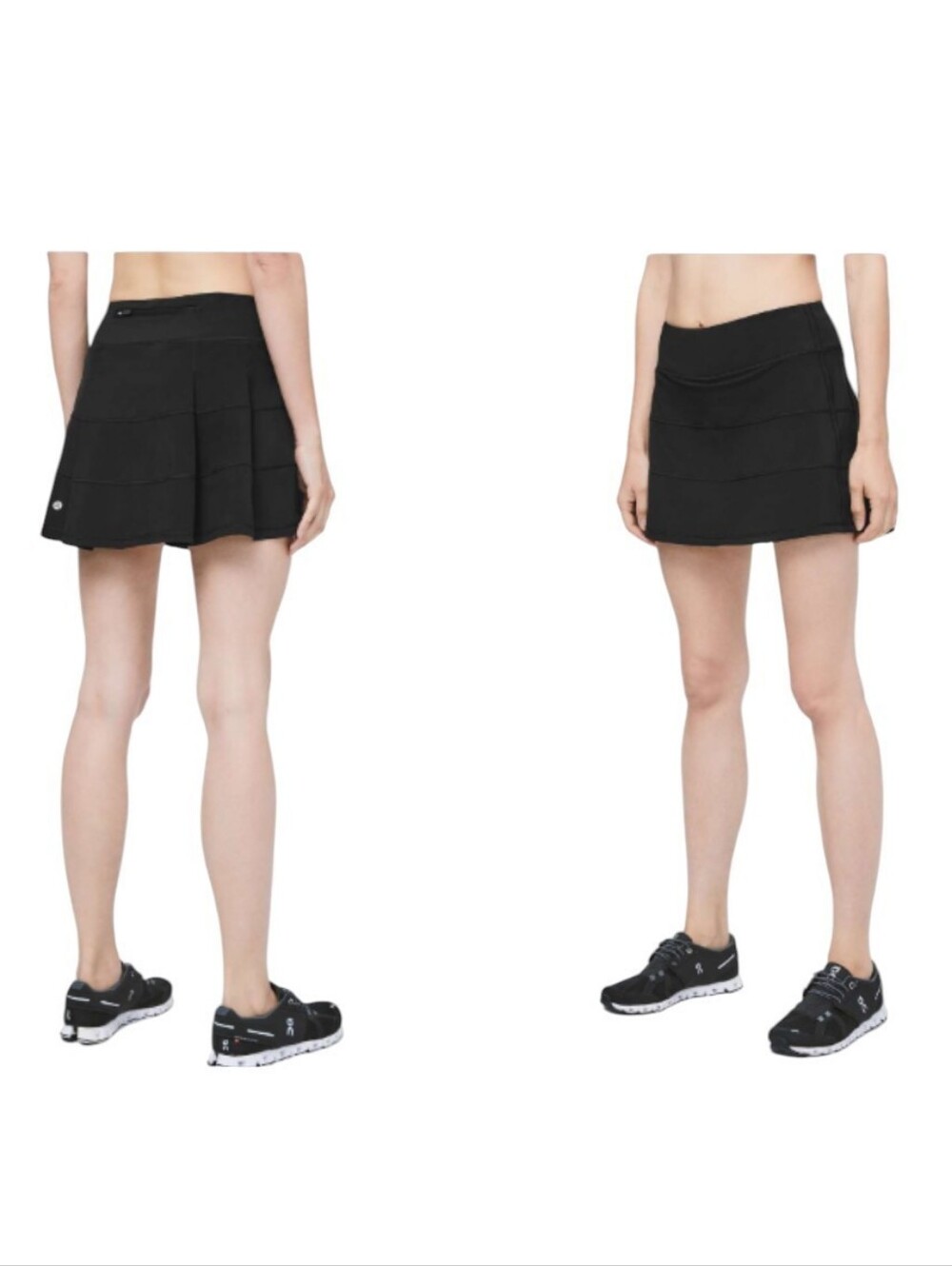 Lululemon Pace Rival Skirt (Tall) Black Skort Size 4 Tall